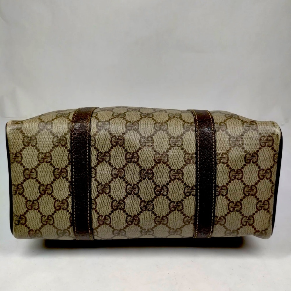 Vintage Gucci Hand Bag Sherry Line Brown PVC made in Italy 🇮🇹❤️🌹❤️🌹 - Picture 5 of 9